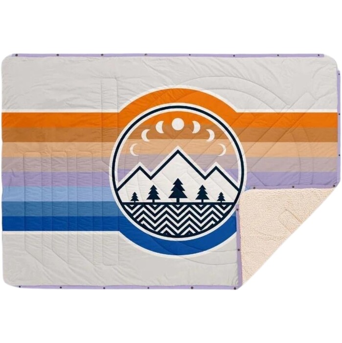 2024 Voited CloudTouch 4-in-One Blanket V21UN03BLCTCCVP - Camp Vibes Powder